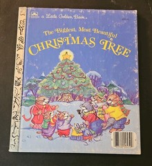 “The Biggest, Most Beautiful Christmas Tree” a little golden book 1985