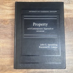 Property A Contemporary Approach 5th Sprankling Coletta West Academic 2021