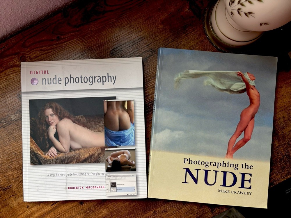 Lot 2 Nude Photography Books Crawley & MacDonald Digital Nude Guide