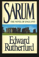 SARUM THE NOVEL OF ENGLAND – Hardcover By Rutherfurd, Edward – GOOD