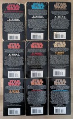 Star Wars X-Wing Complete Book Series 1-9 Paperback Lot Set Stackpole Allston