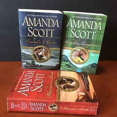 Lot: Amanda Scott Books 1 2 3 Paperbacks Lairds of the Loch Trilogy Set Signed