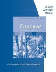 Student Activities Manual, Volume 1…, Madrigal Velasc