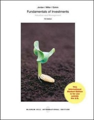 FUNDAMENTALS OF INVESTMENTS: VALUATION AND MANAGEMENT By Bradford D. Jordan VG
