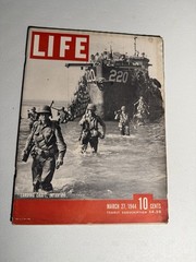 Life Magazine Lot of 8; 1942-44: Admiral Nimitz, B-29’s, Infantry, Chinese +