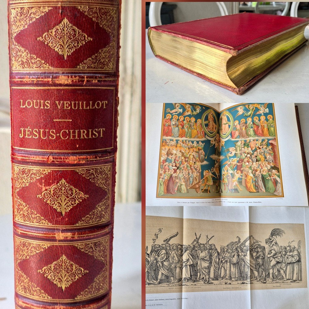 Jesus-Christ, Louis Veuillot, No. 160 of 300 copies, signed luxury edition, 1875