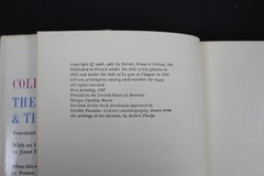The Pure & The Impure Colette 1967 First Printing Farrar, Straus & Giroux