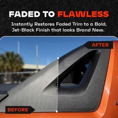 BLAZON Black Trim Restorer 8 oz – Dye-Infused Solution for Car Trim