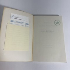 LEOPARDI: POEMS AND PROSE Ed. by ANGEL FLORES 1966 TPB Ex-library Copy. AA
