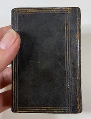 1758 MINIATURE BOOK Antique M TULLII CICERONIS CATO MAJOR Leather Binding CICERO