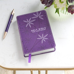 KJV Holy Bible, Compact Faux Leather Red Letter Edition – Ribbon Marker, King
