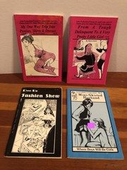4 1990’s Crossdressing Books Stories of Transvestism Echo Prod. Fantasy LGBTQ