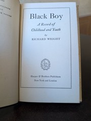 Black Boy Richard Wright 1945 HC DJ Harper & Bros Vintage Book Free Shipping