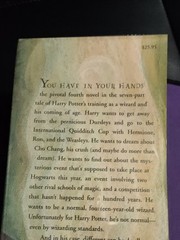 Mary GrandPré Signed Harry Potter Goblet of Fire HC 31st Printing Near Fine