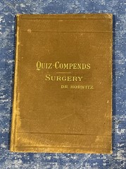 2- Rare Antique Books on Practice of Medicine Quiz-Compends Anatomy & Surgery