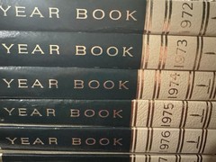 Vintage World Book Year Book Lot 1968-1969 & 1972-1987 Hardcover Set
