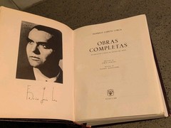 Federico Garcia Lorca – Obras Completas 1967 Spanish Edition **SEE PHOTOS**