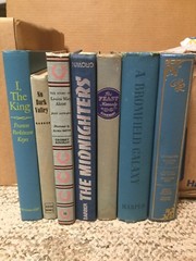 Lot of 7 Shades Of Blue Hardcover Books Collection Set Decorative Shelve AB10