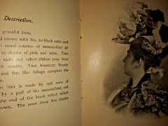 ANTIQUE 1898 PETITE MILLINERY HATS BOOK~MINIATURES FROM PARIS~J.W. LITTLE~AKRON