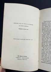 The Little Book of Modern Verse Edited by Jessie B. Rittenhouse 1913 Hardcover