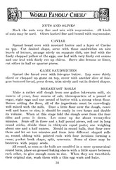 1913 Bread and pastry recipes of th Of The World Famous Chefs Cook Book 80 Pages