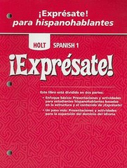 ¡Exprésate!: Expresate Para Hispanohablantes Student Edition Levels 1A/1B/1