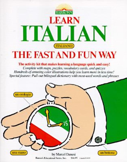 Learning Italian the Fast and Fun Way Paperback Marcel Danesi