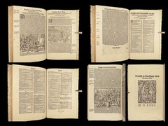 1575 JOSEPHUS Antiquities Jews Jewish War Bible Woodcuts Judaica Renaissance ART
