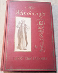 5 TIMES SIGNED My Wanderings Henry Clay Barnabee 1913 First Edition Bostonians