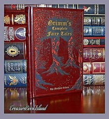 Brothers Grimm Complete Grimm’s Fairy Tales Hardcover Leather Bound Collectible