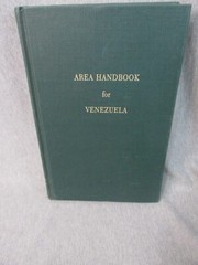 AREA HANDBOOK FOR VENEZUELA 1977 DA PAM 550-71 Hardback