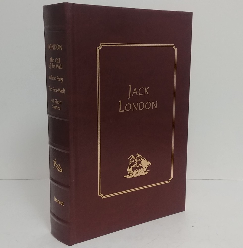 Jack London Collection *LEATHER BOUND HARDCOVER BOOK* Dorset Press NICE [1995]