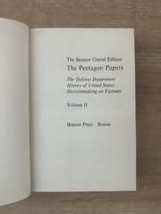 The Pentagon Papers Senator Gravel Edition Beacon Press 4 Vol Set 1971 Hardcover