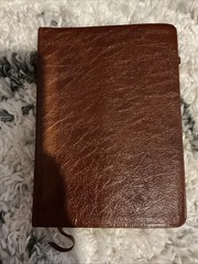 ✝️ The Open Bible New American Standard Nelson NASB 956BR Genuine Bonded Leather
