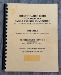 Identification Guide For Military Small Caliber Ammunition Arms Cartridges 15mm