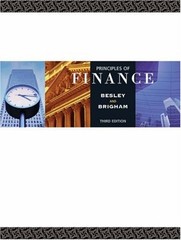 Principles of Finance Hardcover Eugene F., Besley, Scott Brigham