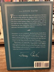 Living Faith By Jimmy Carter SIGNED 1st Edition w/ DJ