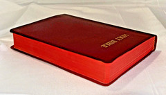 The Holy Bible ~ KJV ~ Self-Pronouncing Red Letter Version ~ Red Cover with Gold