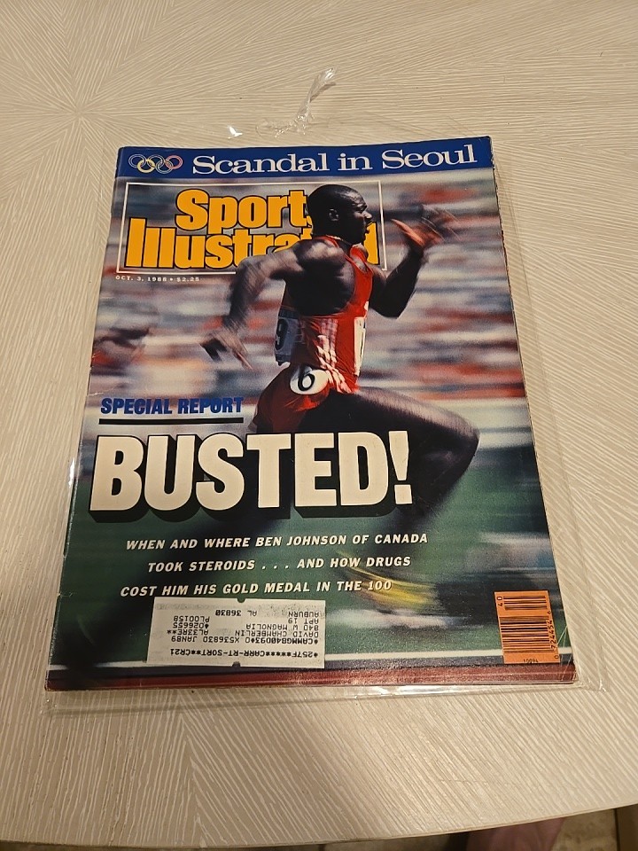 1988 October Sports Illustrated Magazine Vol 69 Issue 15 Ben Johnson Athletes