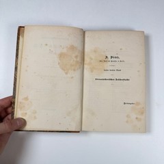 LitHist Taschenbuch by N. O. von R. 1845 Antique Book German lng