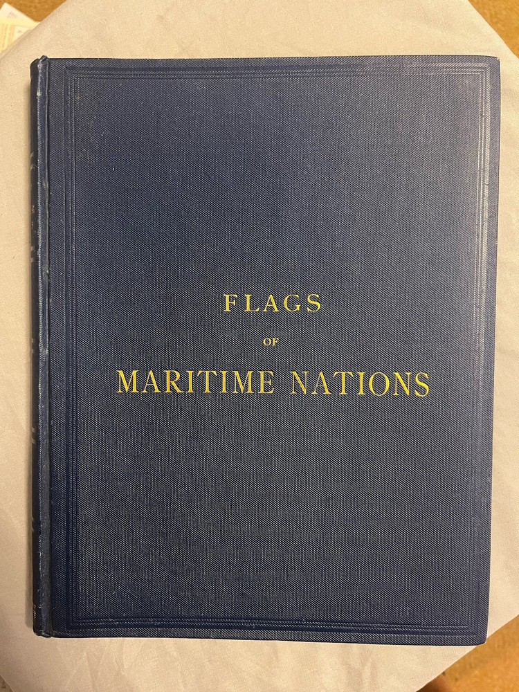 Flags Of Maritime Nations By The Bureau Of Navigation Washington D.C. 1882