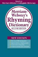 Merriam-Webster’s Rhyming Dictionary – Paperback By Merriam-Webster – VERY GOOD