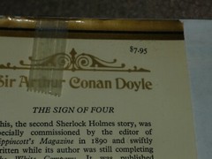 Sir Arthur Conan DOYLE The Sign of Four, 1st Edition 1974, Ex-Library