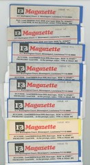 Lot of 8 Vintage Floppy Disks 5.25″ Magazette Issues 44 45 46 47 48 49 50 51
