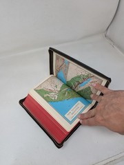 Vintage American Bible Society Holy Bible Leather Zip Zipper Maps 1961 50s 60s