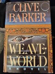 Clive Barker WEAVEWORLD 1st Edition? 1987 Hardcover Dust Jacket VG With Insert