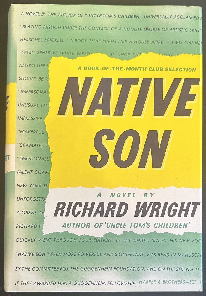 Native Son – Richard Wright First Edition Library HCDJ