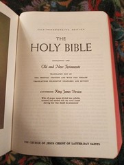 Holy Bible Self Pronouncing KJV King James Version World Publishing Large Print