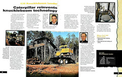 ORIGINAL 1999 CATERPILLAR HEAVY DUTY FORESTRY EQUIPMENT MAGAZINE ~ 16 PAGES
