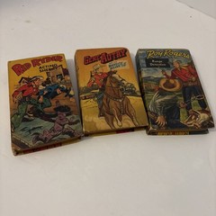 Lot Of 3 Vintage New Better Little Books Westerns